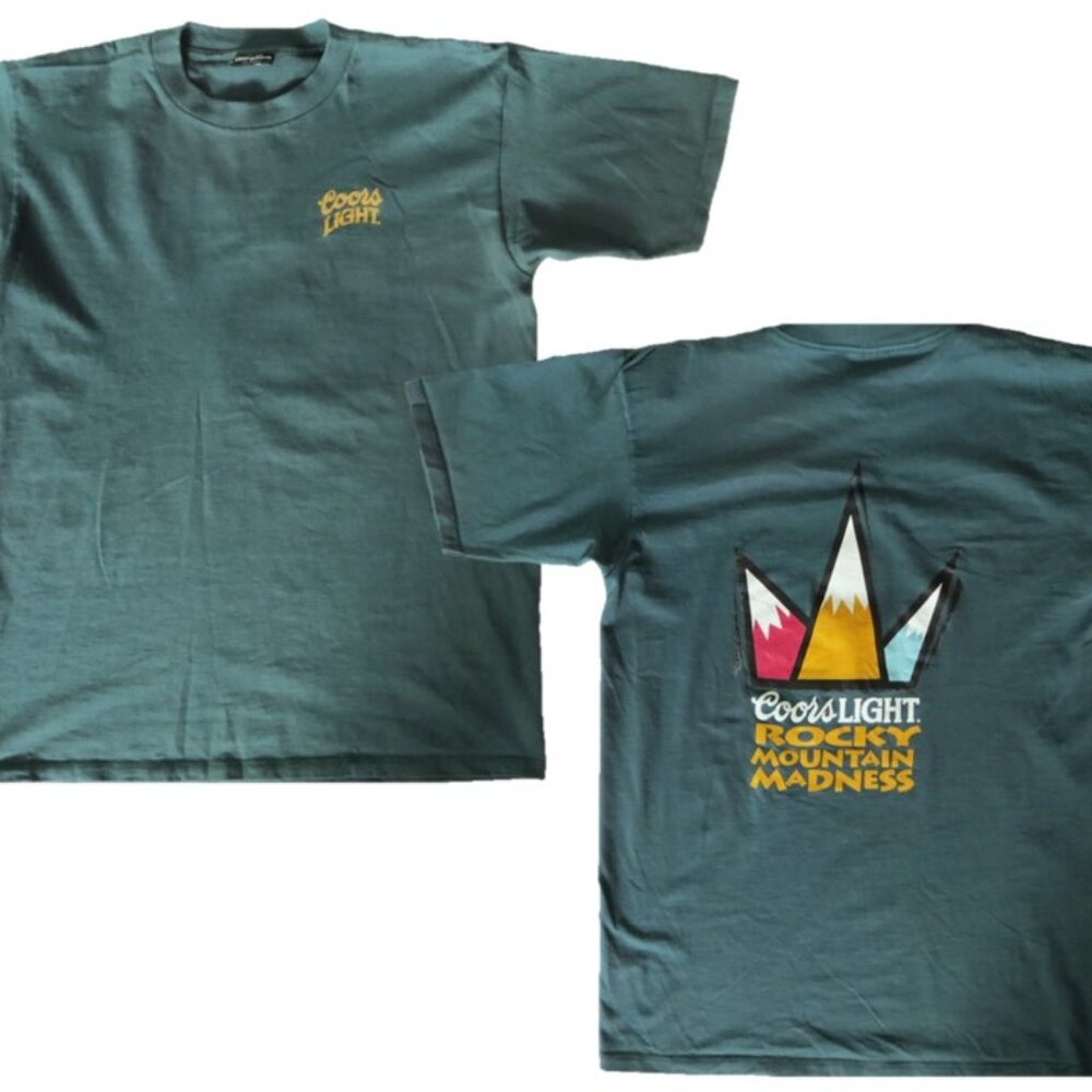 Coors Light T Shirt--" Rocky Mountain Madness."